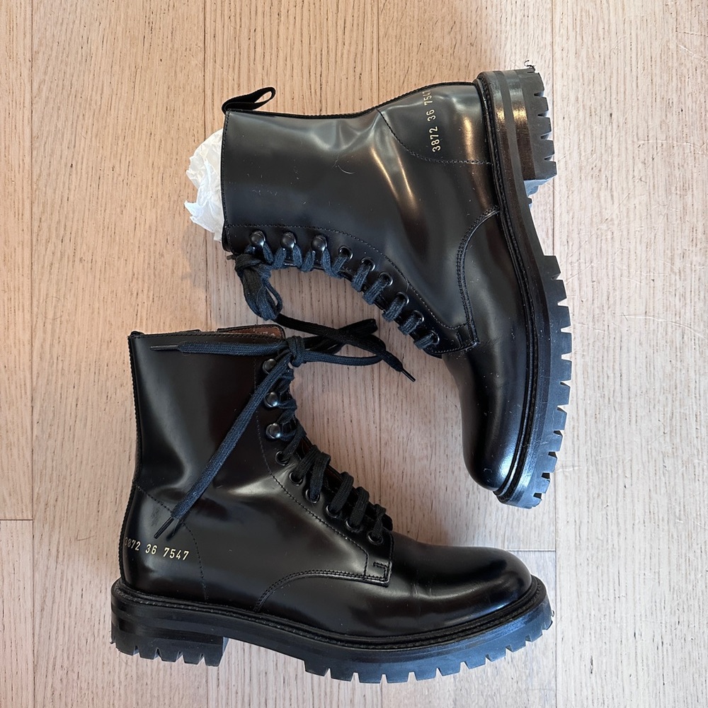 Common Projects Combat Boots Lug Sole - image 2
